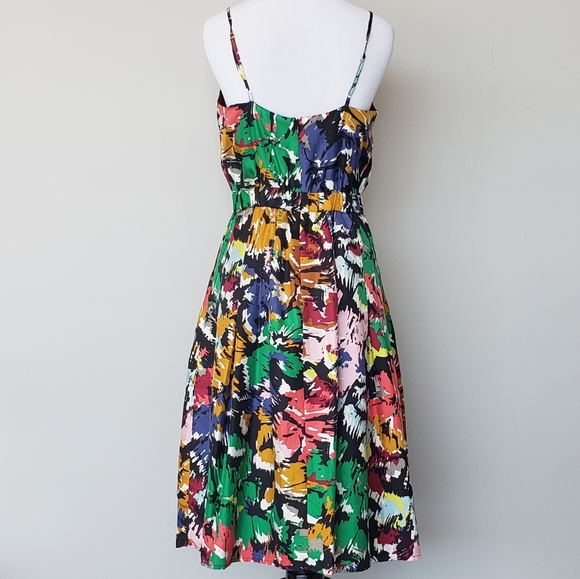 J. Crew Silk Floral Spaghetti Strap Dress - Picture 3 of 3